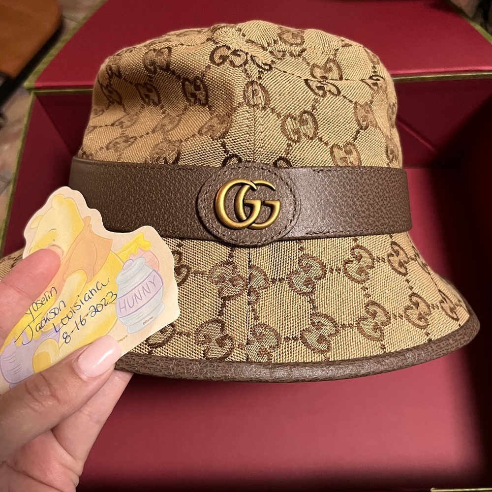 GG canvas bucket hat